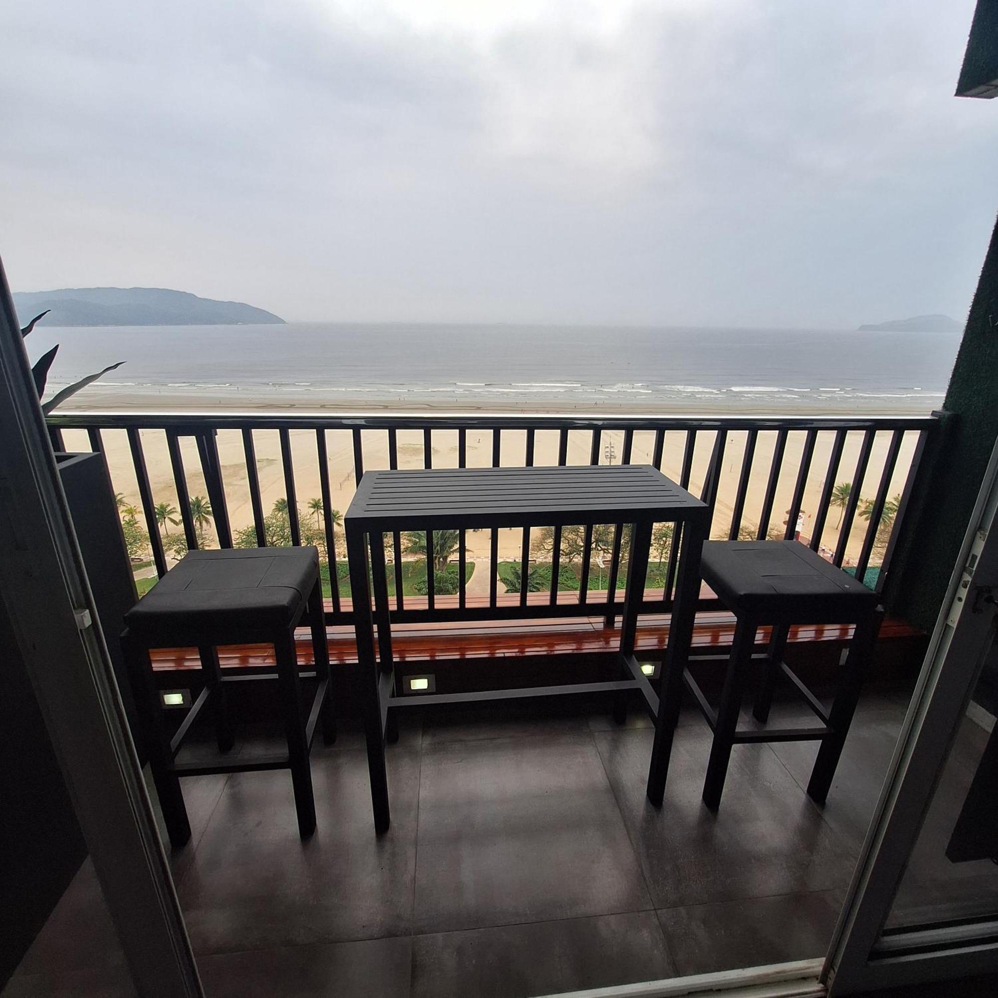 Apartamento Frente Mar Moderno 130M2 산토스 외부 사진