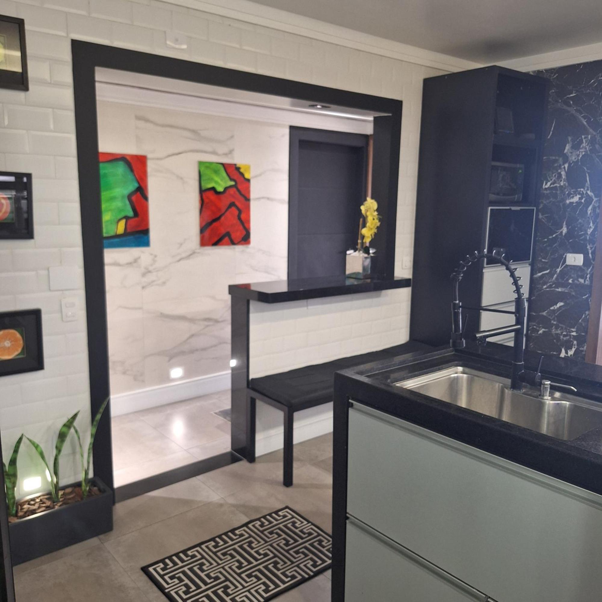 Apartamento Frente Mar Moderno 130M2 산토스 외부 사진