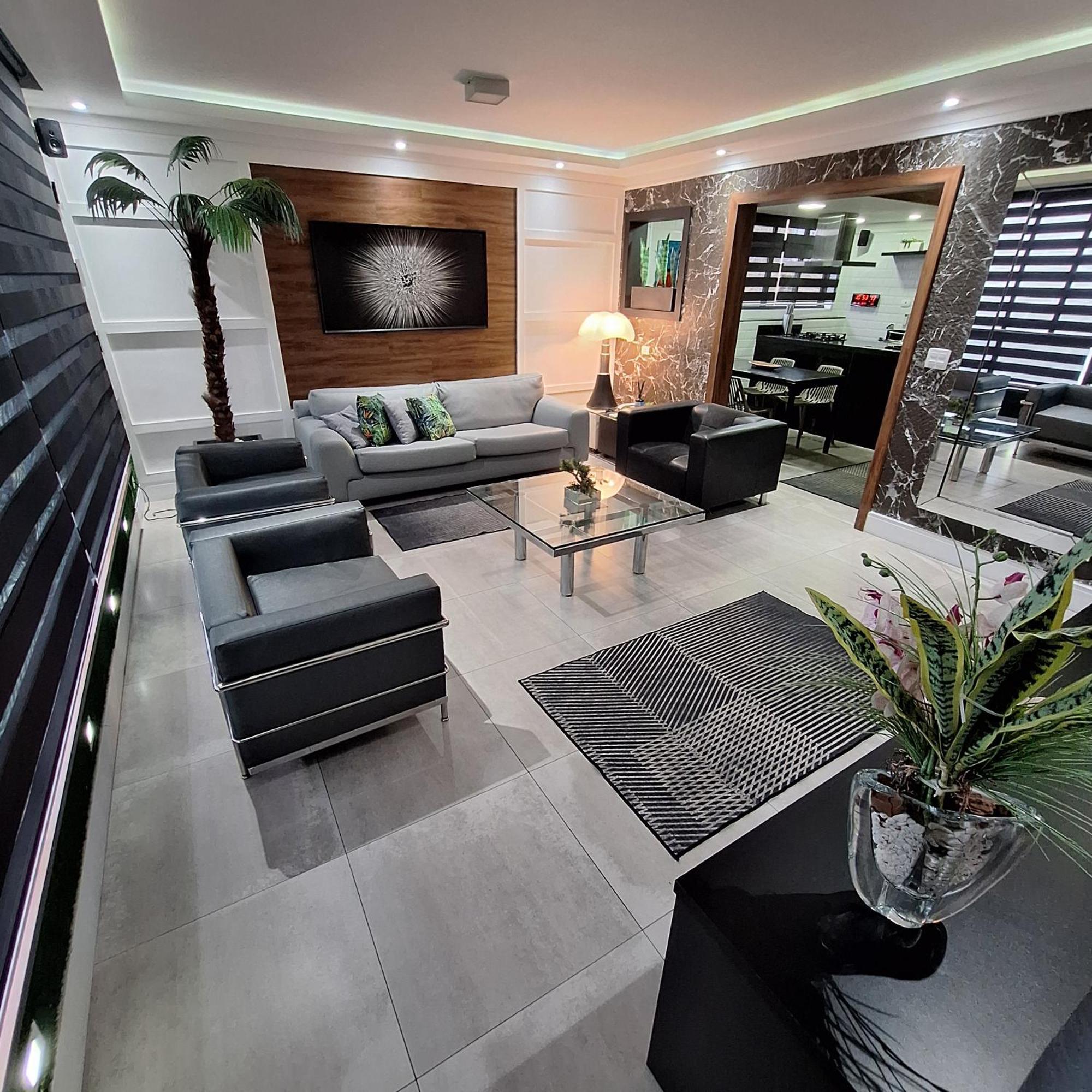 Apartamento Frente Mar Moderno 130M2 산토스 외부 사진