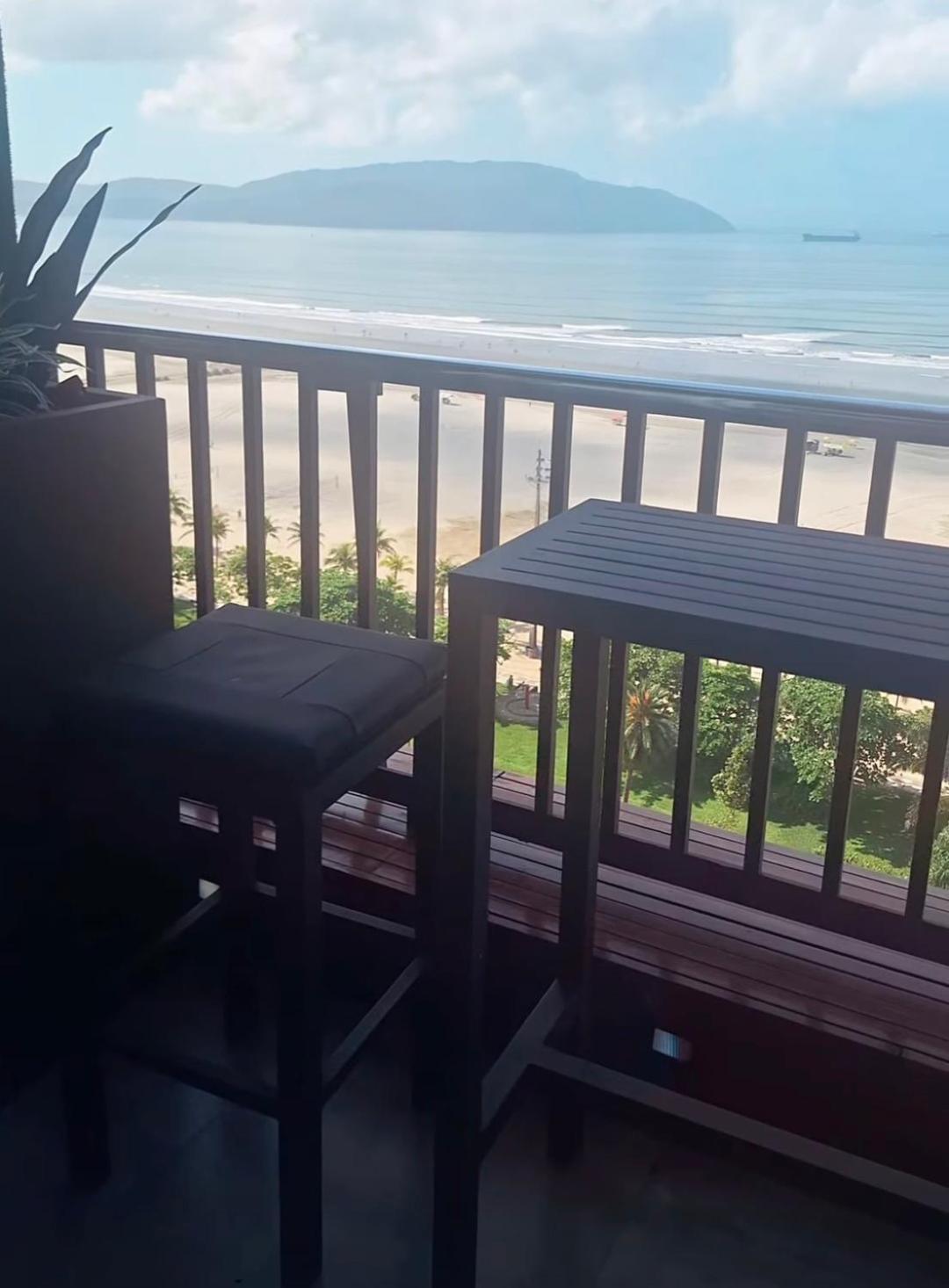 Apartamento Frente Mar Moderno 130M2 산토스 외부 사진