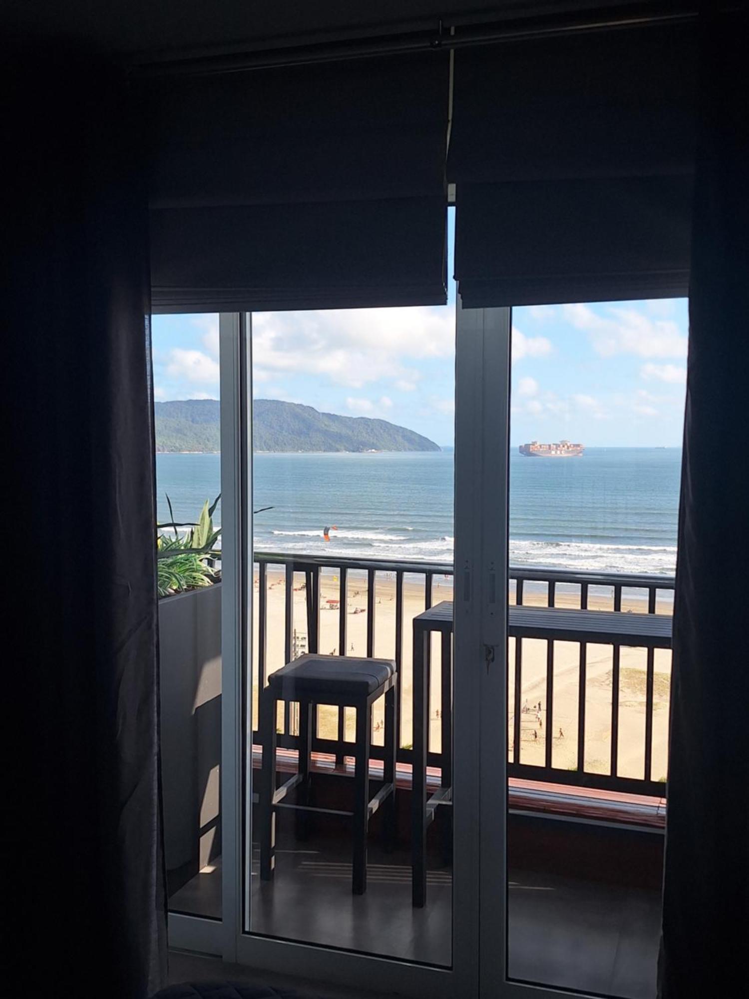 Apartamento Frente Mar Moderno 130M2 산토스 외부 사진