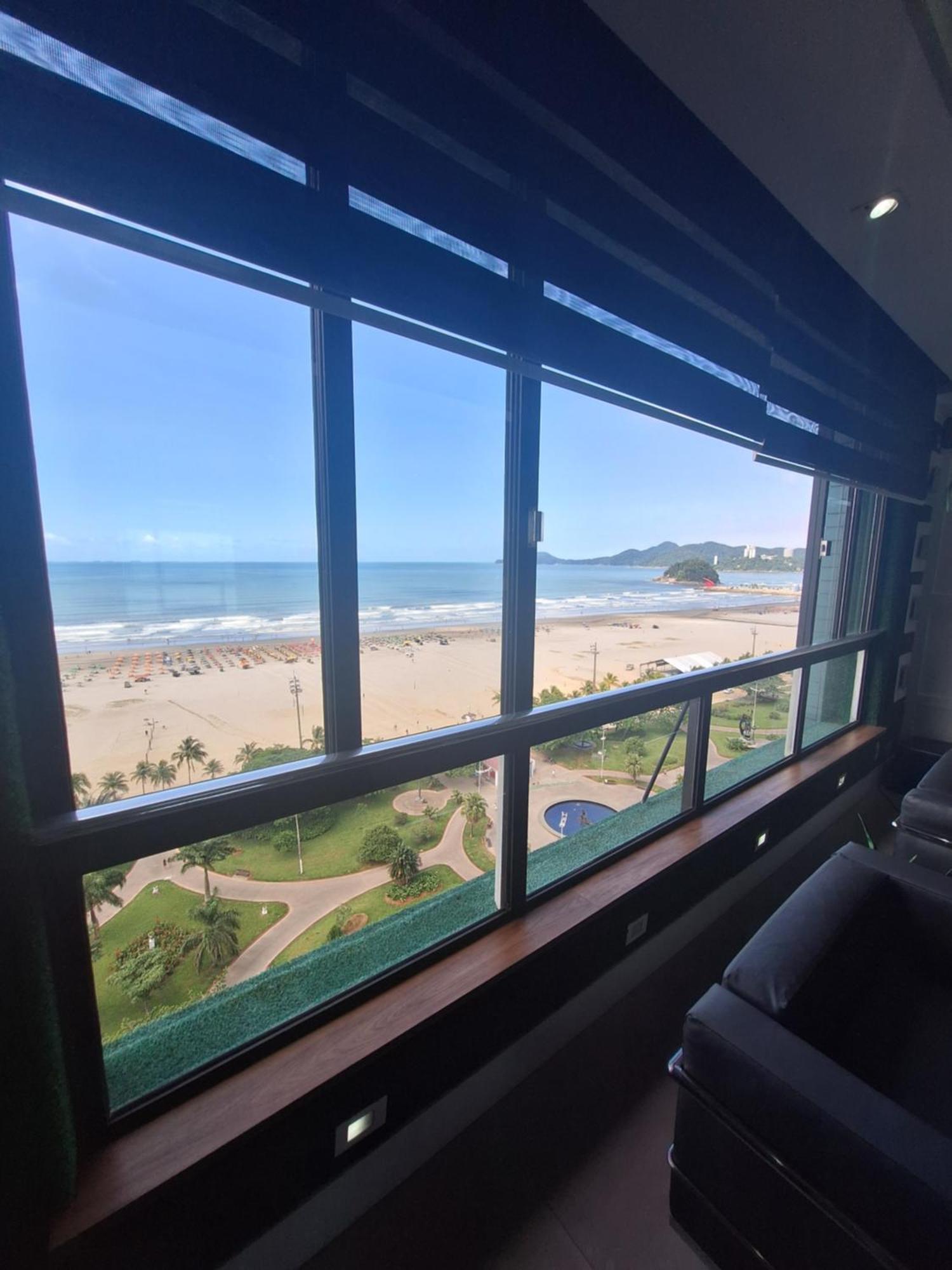 Apartamento Frente Mar Moderno 130M2 산토스 외부 사진