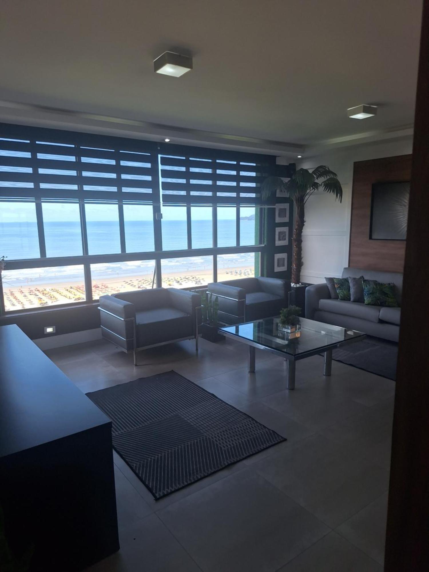 Apartamento Frente Mar Moderno 130M2 산토스 외부 사진